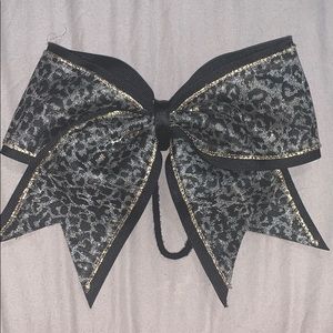Cheetah Cheer Bow